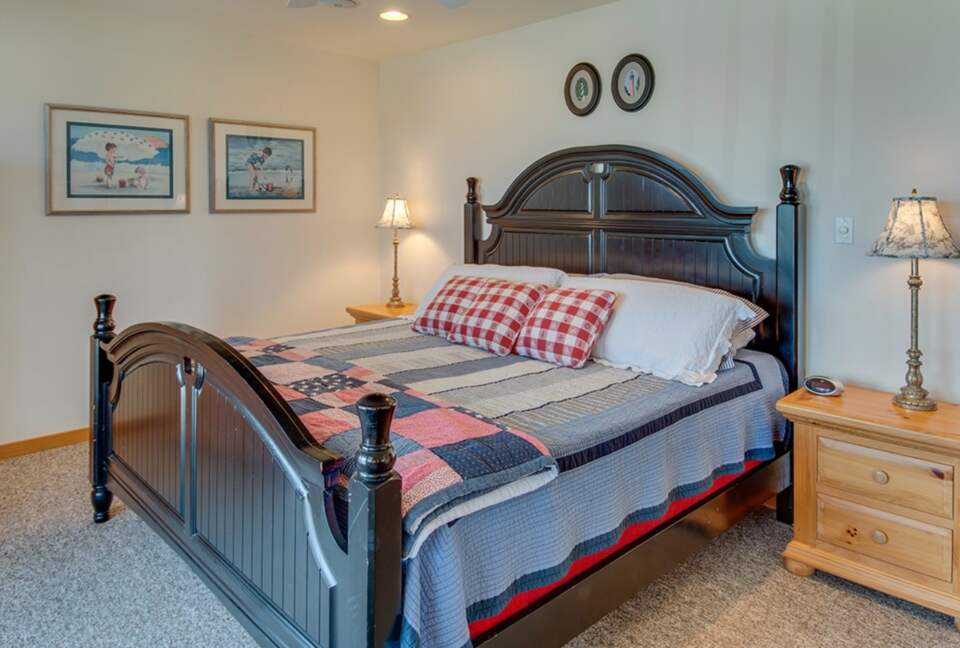 Master bedroom with ocean views