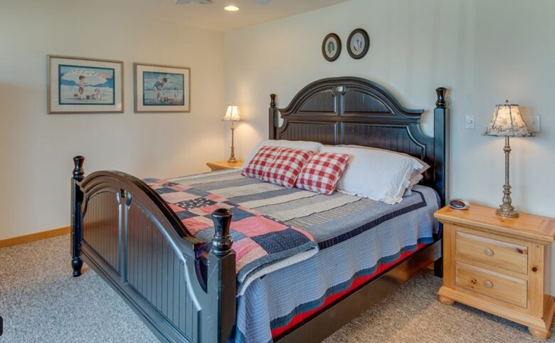Master bedroom with ocean views