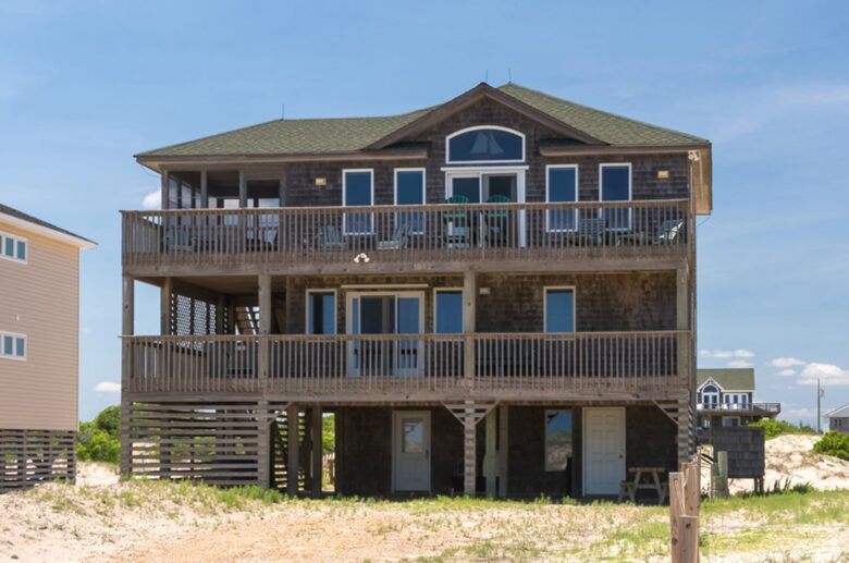Outer Banks getaway exterior - beachfront