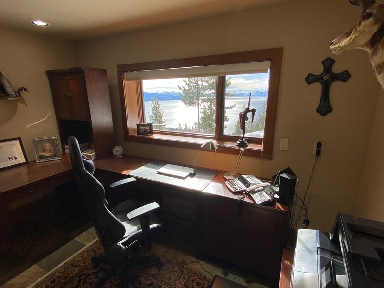 Home Exchange in Incline Village, NV, private office space