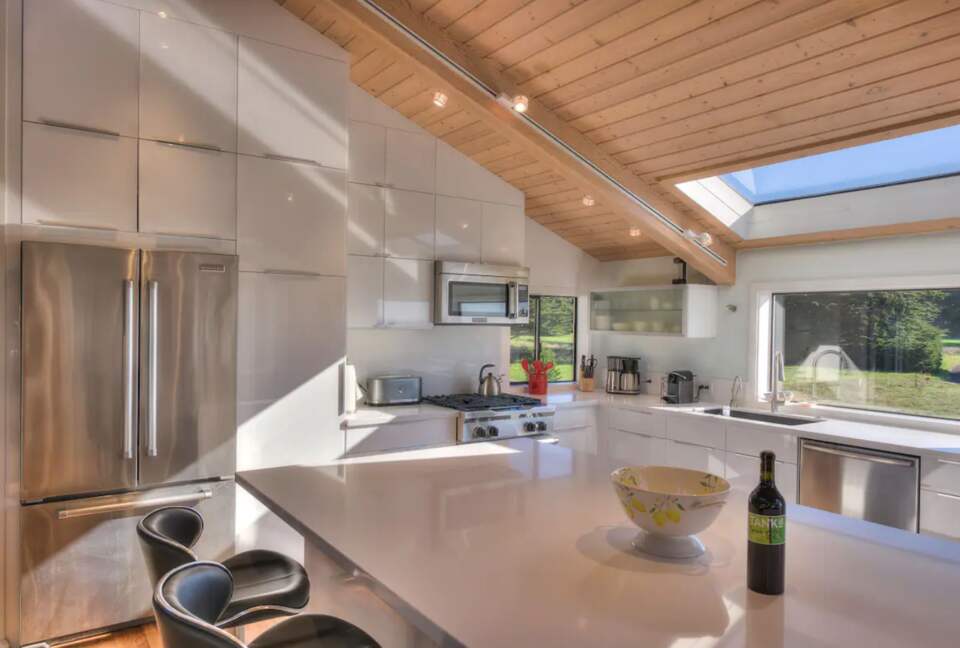 Chef's kitchen with top-notch appliances