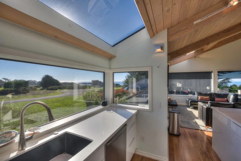 Gorgeous view from kitchen