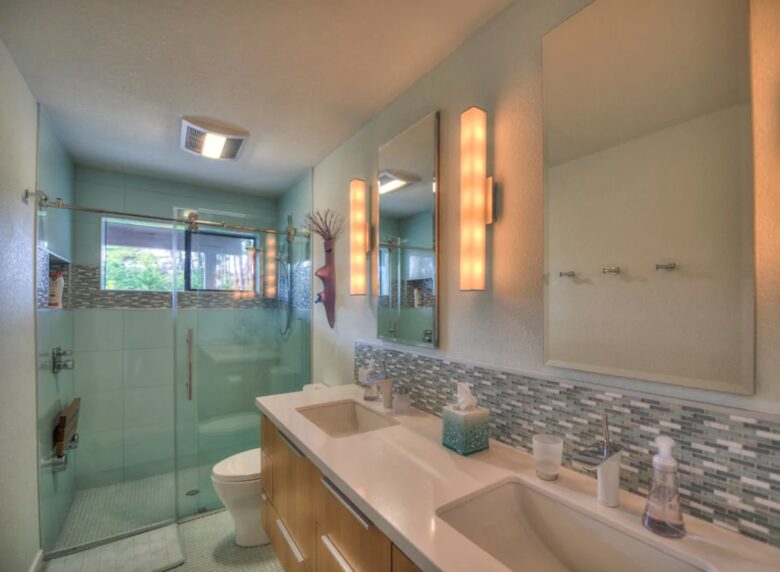 Spa-like master bathroom