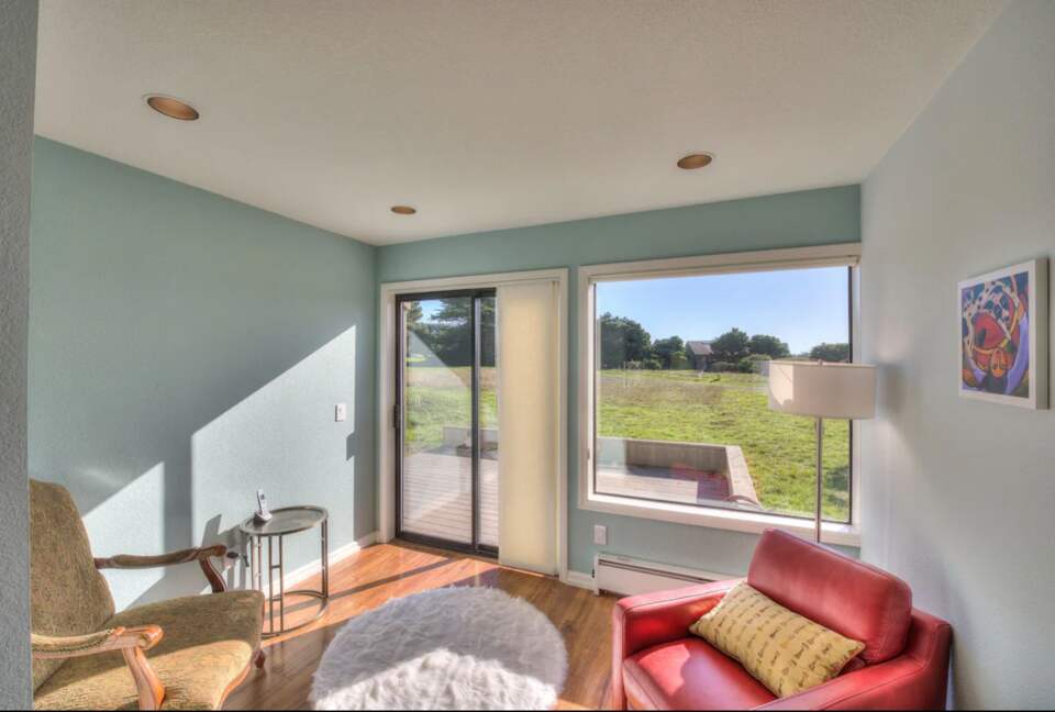 Sun-filled sitting area