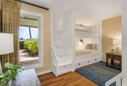 Home Exchange in Kahuku, HI, four twin XL bunk room