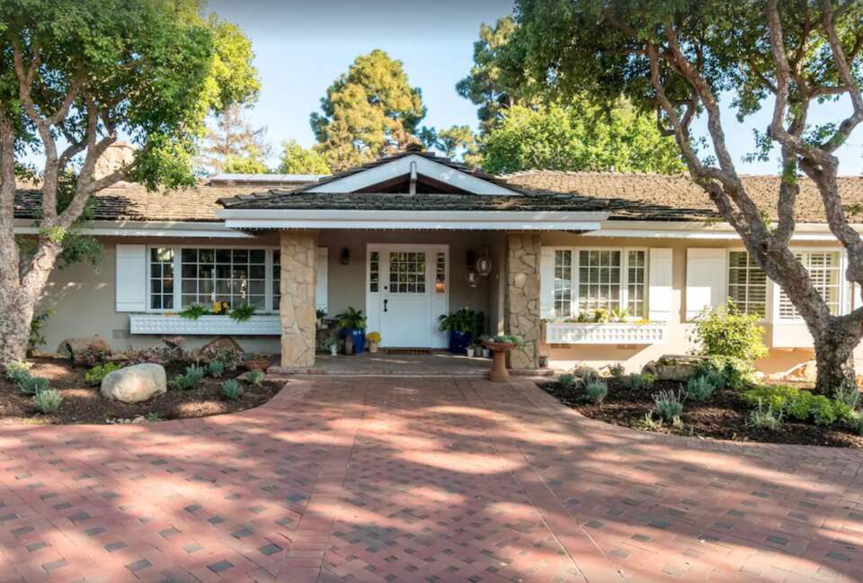 Gated private property in Santa Barbara