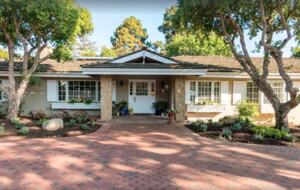 Gated private property in Santa Barbara