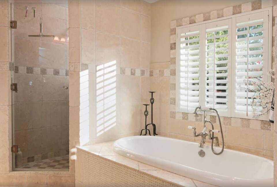 Beautiful master bathroom