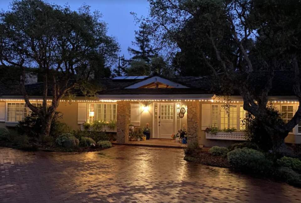 Gated private property in Santa Barbara