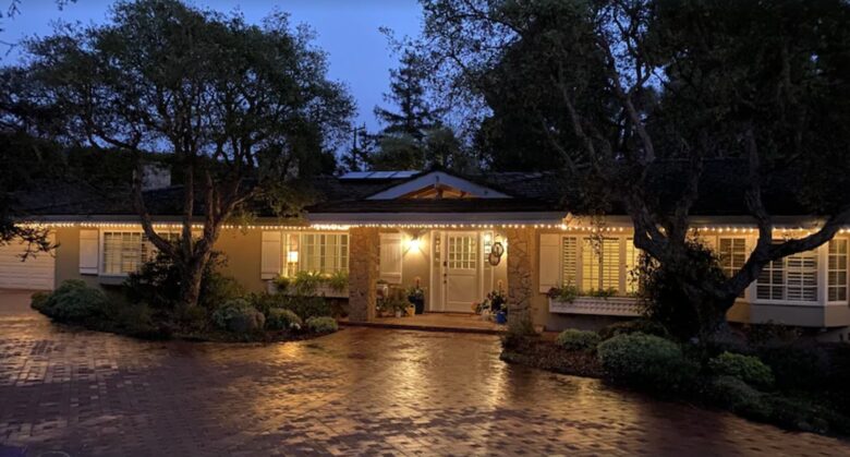 Gated private property in Santa Barbara