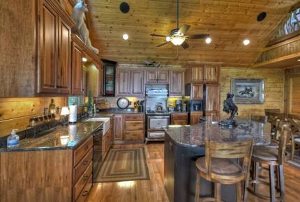Home Exchange in Mineral Bluff, GA, high end chef kitchen