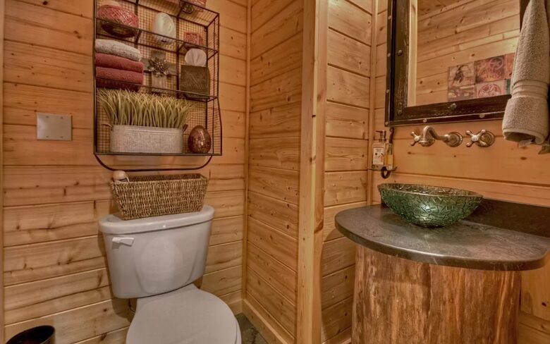 Home Exchange in Mineral Bluff, GA, powder bathroom