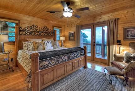 Home Exchange in Mineral Bluff, GA, second master bedroom