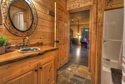 Home Exchange in Mineral Bluff, GA, bonus bathroom
