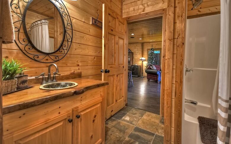 Home Exchange in Mineral Bluff, GA, bonus bathroom