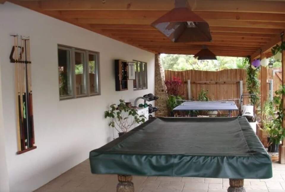 Pool table and ping pong