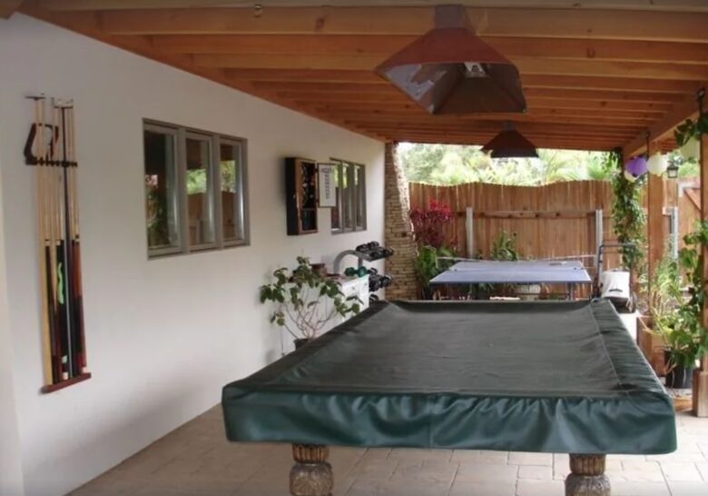 Pool table and ping pong