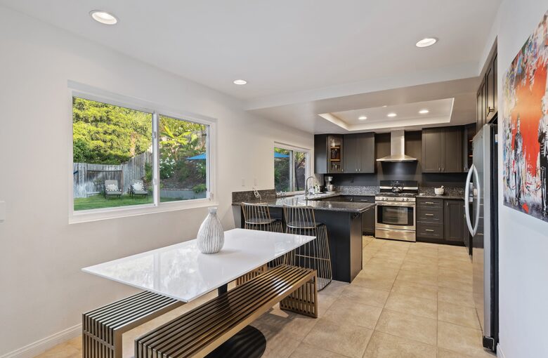 Modern, renovated kitchen