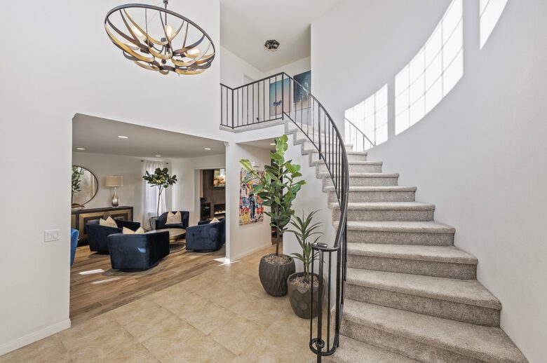 Large foyer and staircase