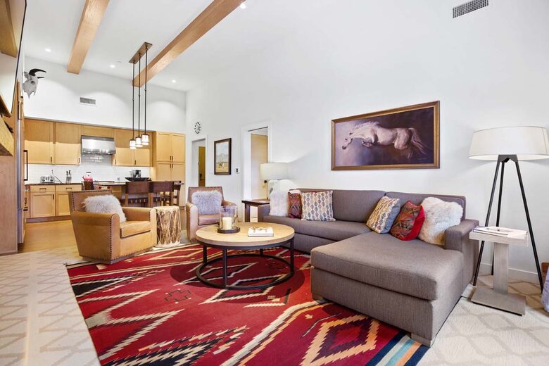 Home Exchange Taos Ski Valley, NM cozy seating