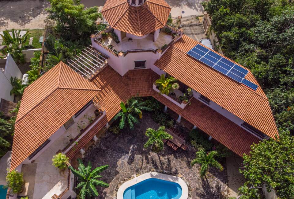 Home Exchange in Tulum, Mexico view from above