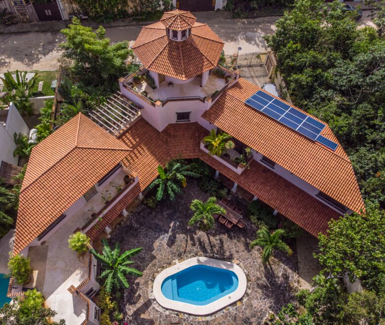 Home Exchange in Tulum, Mexico view from above