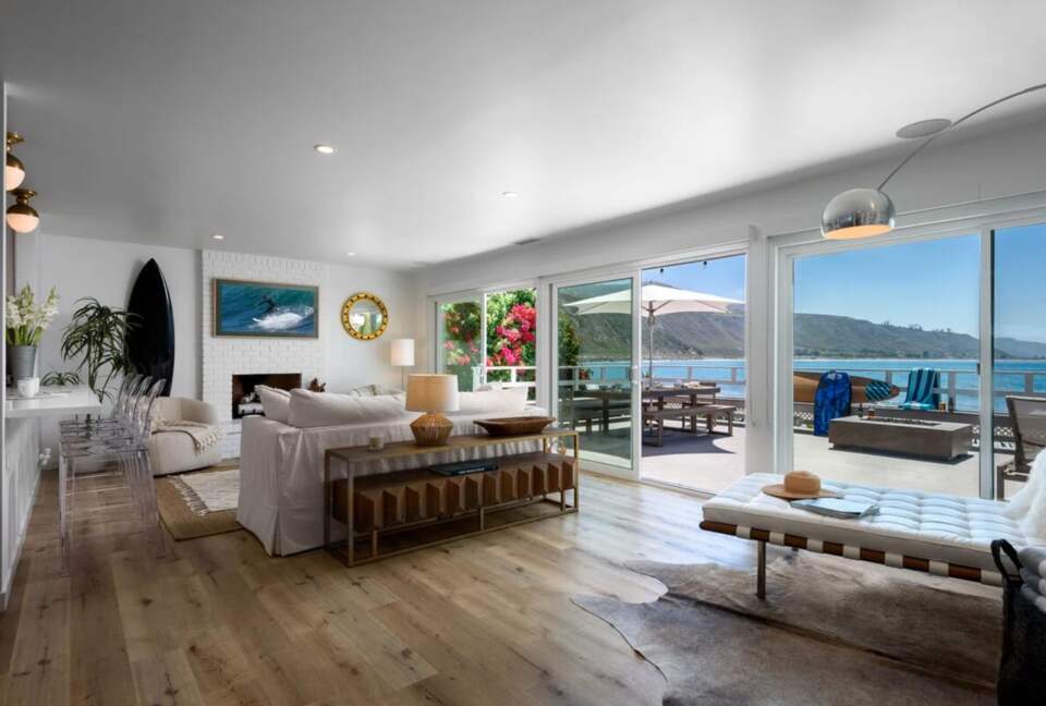 Open floor plan with spectacular views of the water