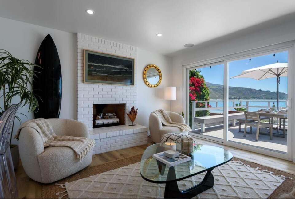 Open floor plan with spectacular views of the water