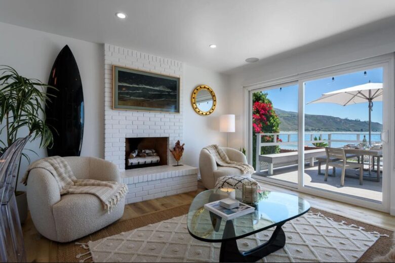 Open floor plan with spectacular views of the water