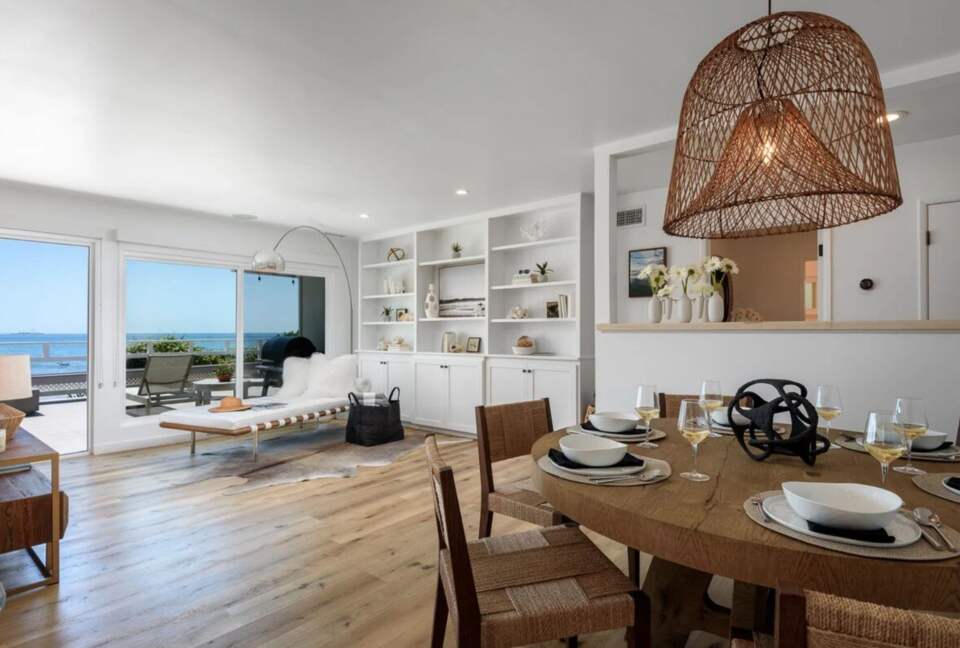 Open floor plan with spectacular views of the water