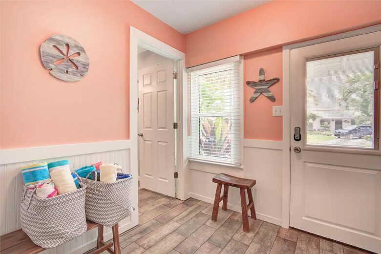 Home Exchange in Clearwater, FL triplex main house entry