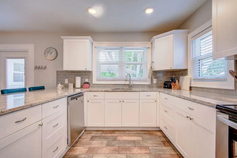 Home Exchange in Clearwater, FL triplex main house kitchen