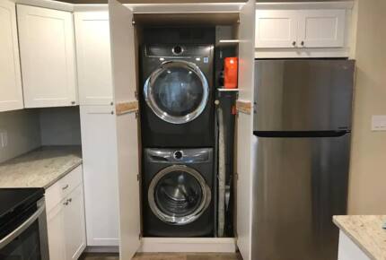 Home Exchange in Clearwater, FL triplex main house kitchen laundry