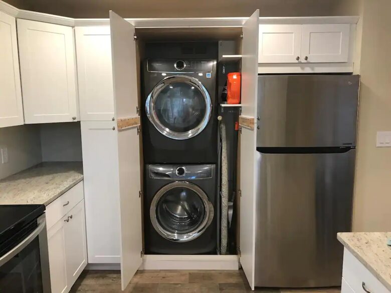 Home Exchange in Clearwater, FL triplex main house kitchen laundry