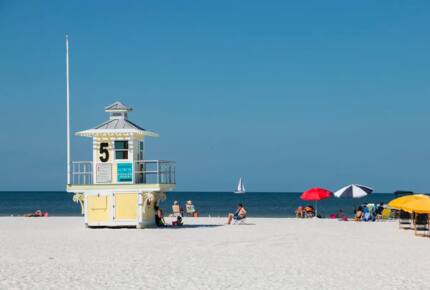Home Exchange in Clearwater, FL triplex beach down the street