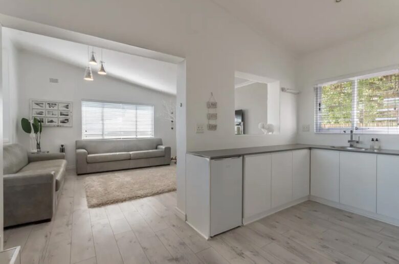 Kitchenette next to downstairs living