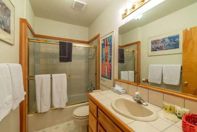 Home Exchange in Truckee, CA, guest bathroom #3