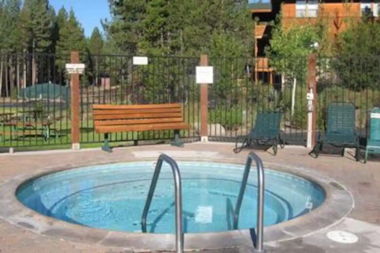 Home Exchange in Truckee, CA, Tahoe Donner community hot tub