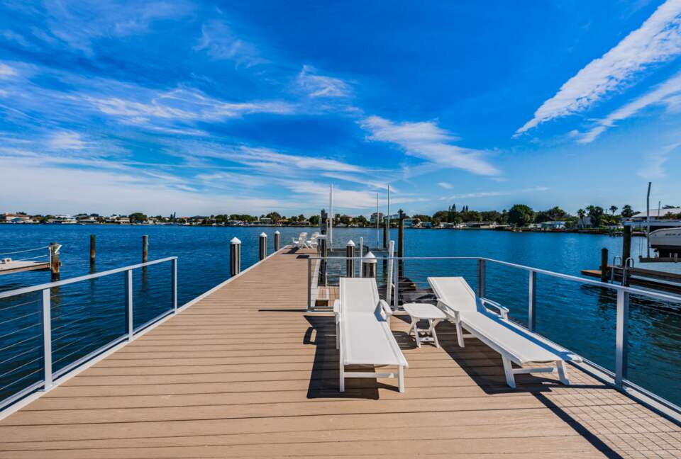 Waterfront paradise with a dock