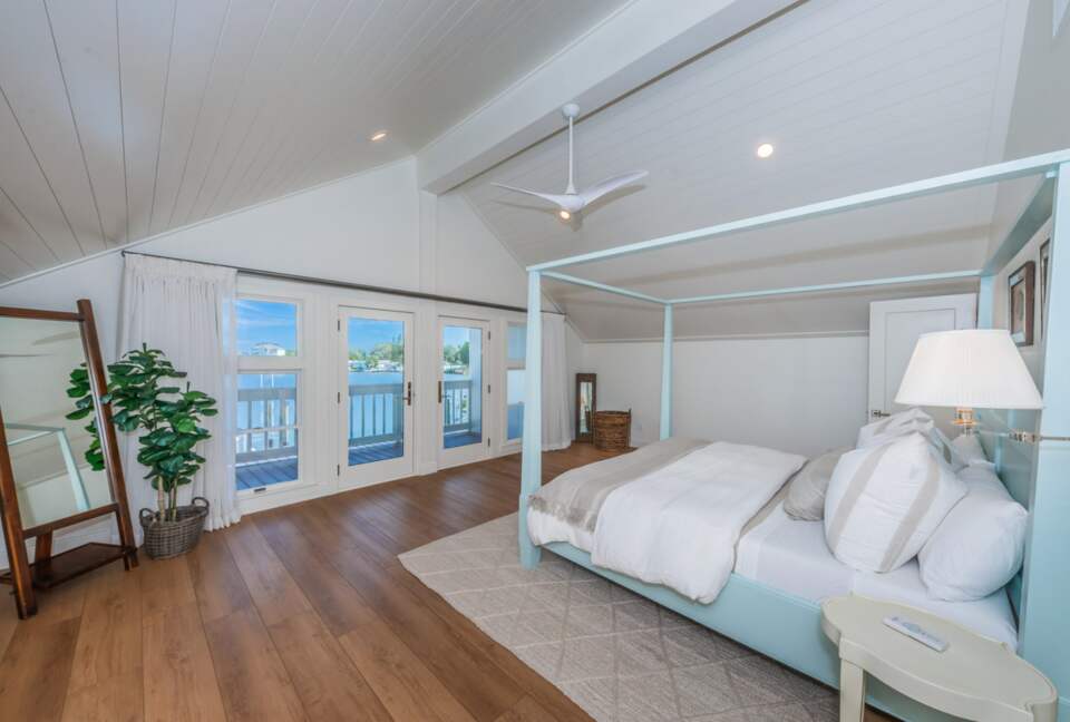Master bedroom with beautiful views