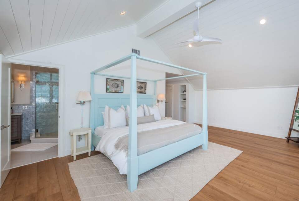 Master bedroom with beautiful views