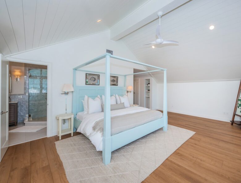 Master bedroom with beautiful views