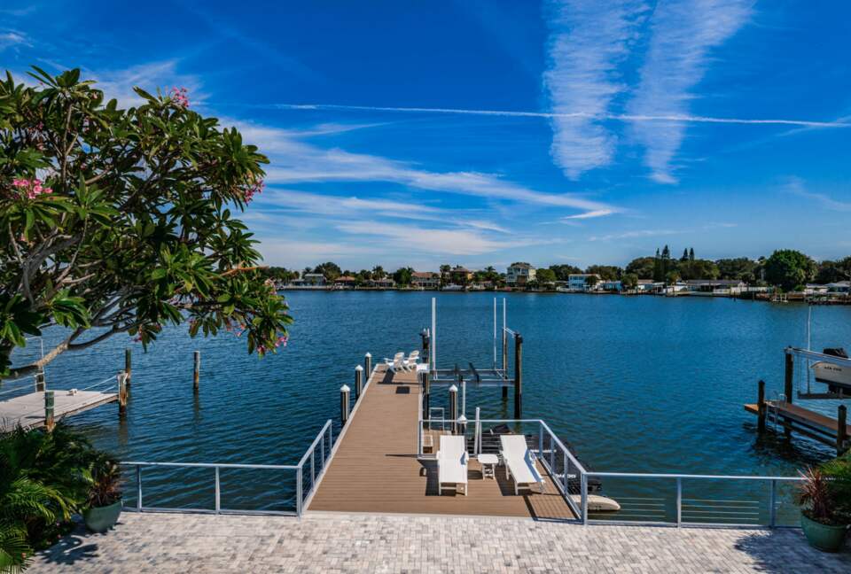 Waterfront paradise with a dock