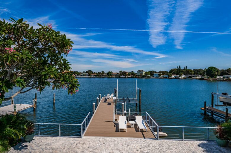 Waterfront paradise with a dock