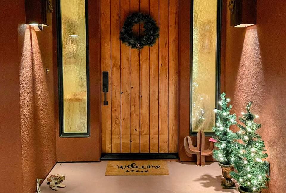 Home Exchange in Springdale, UT, front door