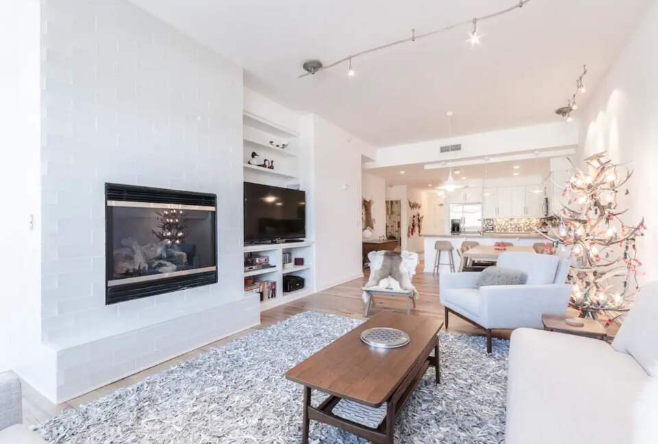 Bright and airy open living room