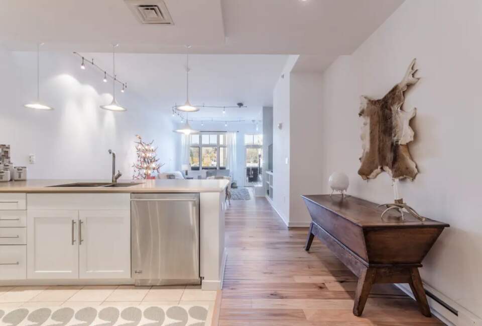 Open living floor plan