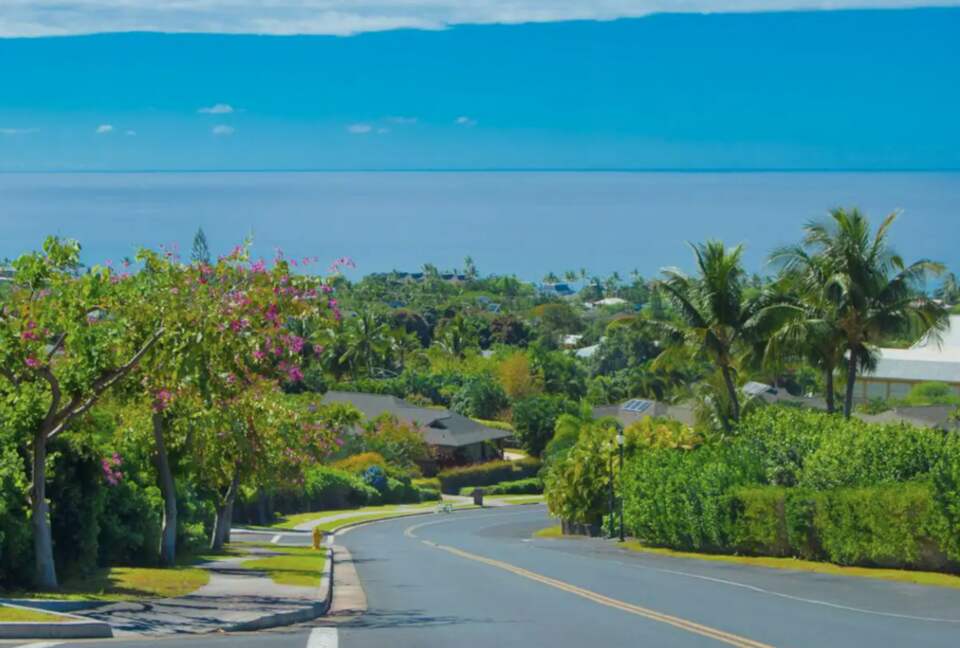 View from gated community