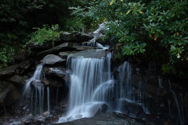Home Exchange in Fairway, NC, waterfall on property