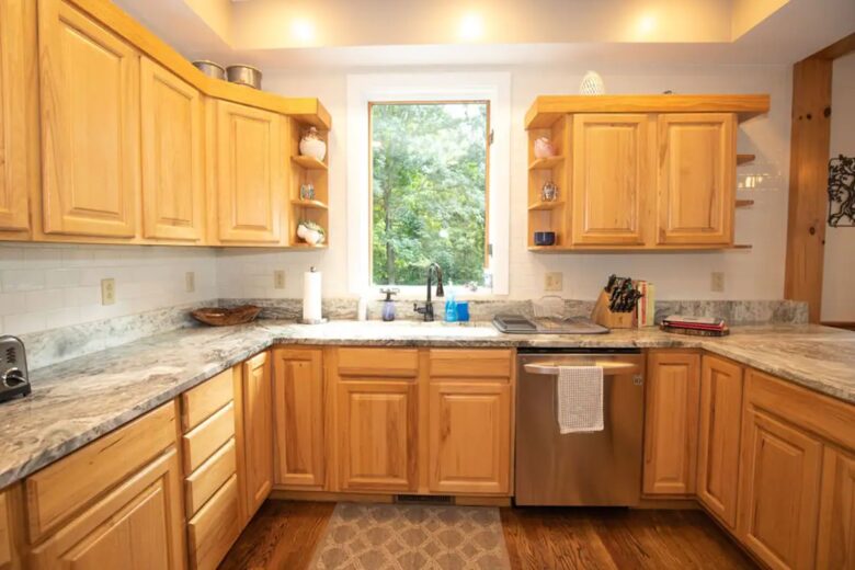 Home Exchange in Fairway, NC, wash the dishes with a view